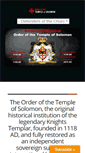 Mobile Screenshot of knightstemplarorder.org